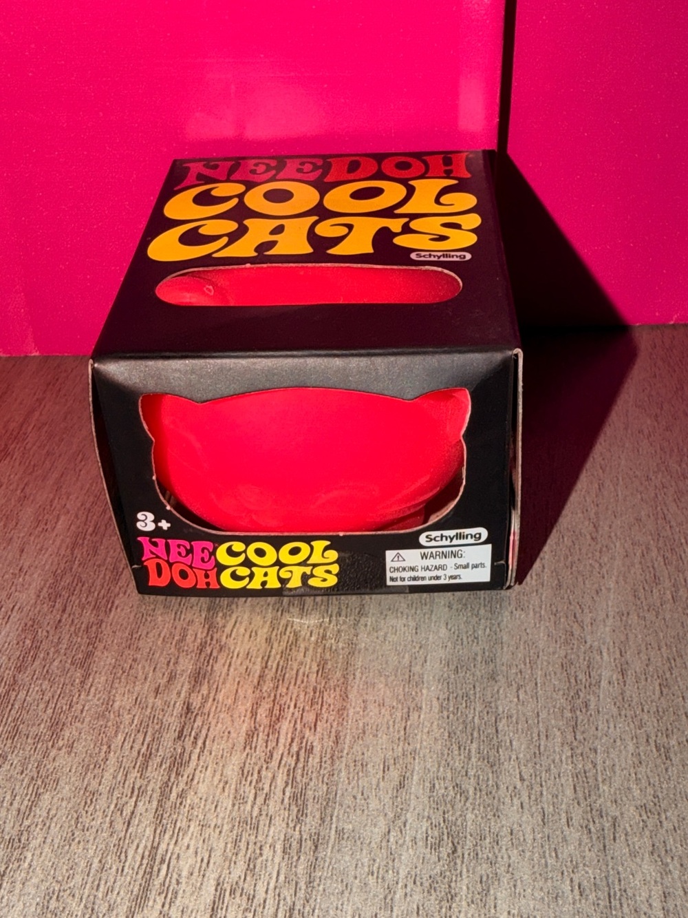 Authentic NeeDoh Cool Cat-Pink
